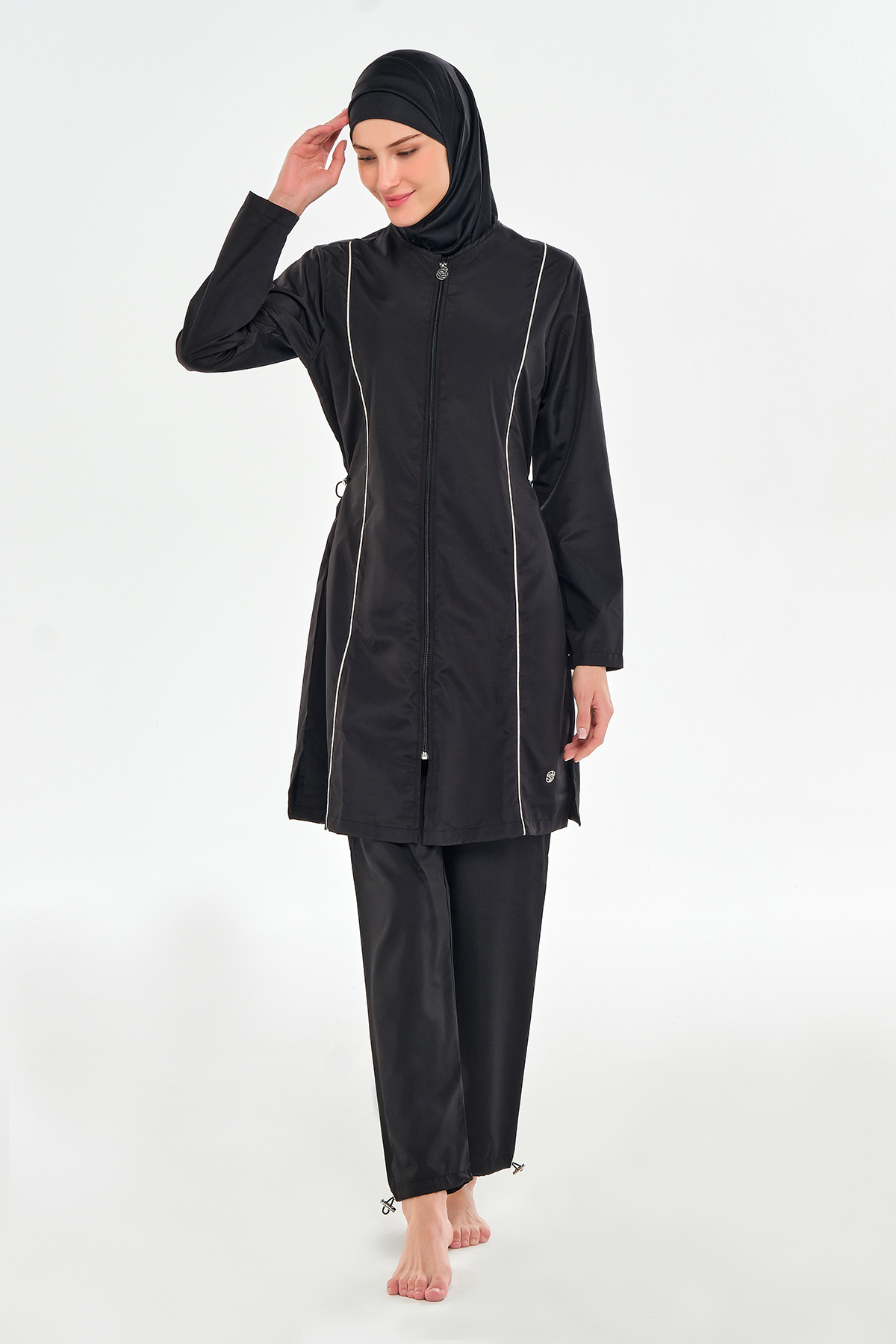 R3501 BURKINI HASEMA TESETTÜRMAYO BADEANZUG HIJAB – Bild 4
